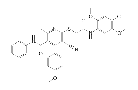 3-pyridinecarboxamide, 6-[[2-[(4-chloro-2,5-dimethoxyphenyl)amino]-2-oxoethyl]thio]-5-cyano-4-(4-methoxyphenyl)-2-methyl-N-phenyl-