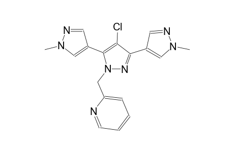 4'-chloro-1,1''-dimethyl-1'-(pyridin-2-ylmethyl)-1H,1'H,1''H-4,3':5',4''-terpyrazole