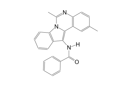 N-(2,6-dimethylindolo[1,2-c]quinazolin-12-yl)benzamide