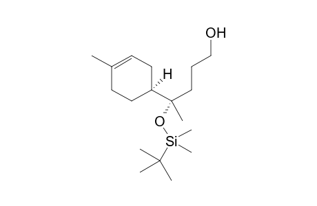 (S)-4-((tert-butyldimethylsilyl)oxy)-4-((S)-4-methylcyclohex-3-en-1-yl) pentan-1-ol