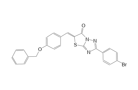 thiazolo[3,2-b][1,2,4]triazol-6(5H)-one, 2-(4-bromophenyl)-5-[[4-(phenylmethoxy)phenyl]methylene]-, (5Z)-