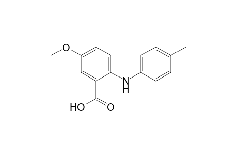 Benzoic acid, 5-methoxy-2-[(4-methylphenyl)amino]-