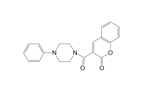 3-(4-phenylpiperazin-1-yl)carbonylchromen-2-one