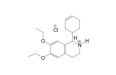 isoquinolinium, 1-(3-cyclohexen-1-yl)-6,7-diethoxy-1,2,3,4-tetrahydro-, chloride