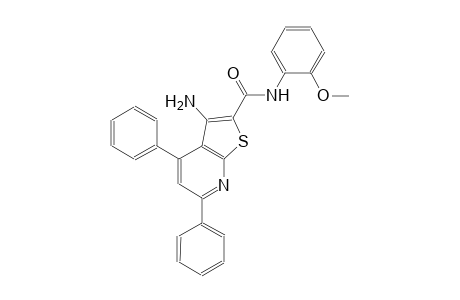 3-amino-N-(2-methoxyphenyl)-4,6-diphenylthieno[2,3-b]pyridine-2-carboxamide