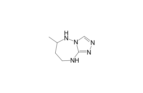 5H-1,2,4-Triazolo[4,3-b][1,2,4]triazepine, 6,7,8,9-tetrahydro-6-methyl-