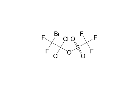 trifluoromethanesulfonic acid (2-bromo-1,1-dichloro-2,2-difluoro-ethyl) ester