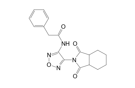 Benzeneacetamide, N-[4-(octahydro-1,3-dioxo-2H-isoindol-2-yl)-1,2,5-oxadiazol-3-yl]-
