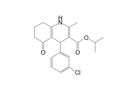 3-quinolinecarboxylic acid, 4-(3-chlorophenyl)-1,4,5,6,7,8-hexahydro-2-methyl-5-oxo-, 1-methylethyl ester