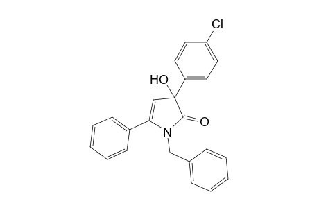 1-benzyl-3-(4-chlorophenyl)-3-hydroxy-5-phenyl-1H-pyrrol-2(3H)-one