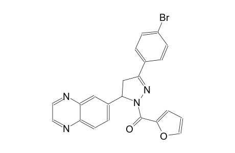 quinoxaline, 6-[3-(4-bromophenyl)-1-(2-furanylcarbonyl)-4,5-dihydro-1H-pyrazol-5-yl]-