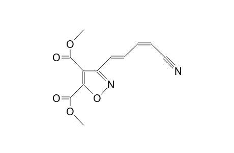 Dimethyl 3-[(1E,3Z)-4-cyano-1,3-butadienyl]-4,5-isoxazoledicarboxylate