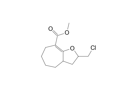 Methyl 2-(Chloromethyl)-3,3a,4,5,6,7-hexahydro-2H-cyclohepta[b]furan-8-carboxylate