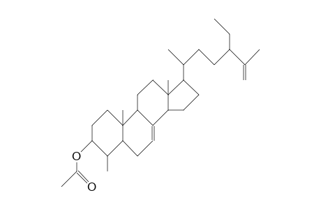 24-Ethyl-25(27)-dehydro-lophenol acetate