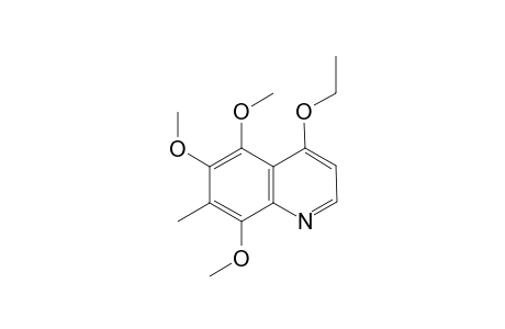 4-Ethoxy-5,6,8-trimethoxy-7-methyl-4(1H)-quinoline