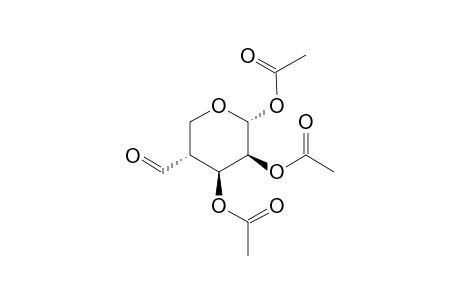 2.alpha.,3.beta.,4.beta.-triacetoxy-5-.alpha-formyloxyperhydroxypyran