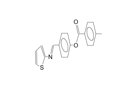 4E-(2-thienyliminomethyl)phenyl 4-methylbenzoate