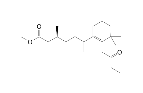 Methyl 9(r,s)-9-methyl-10-nor-8-oxo-8,9-seco-labd-5(10)-oate
