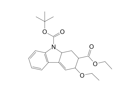 9-t-Butyl 2-Ethyl (exo)-3-ethoxy-2,3-dihydro-1H-carbazole-2,9(9aH)-dicarboxylate