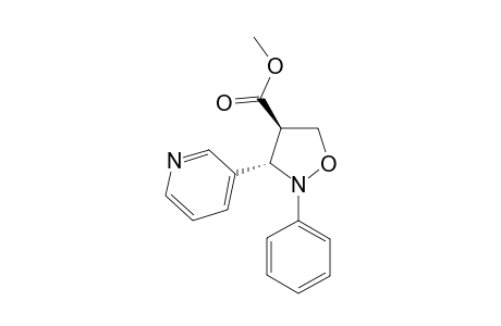 METHYL-ANTI-2-PHENYL-3-(3-PYRIDYL)-ISOXAZOLIDINE-4-CARBOXYLATE