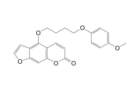 4-(4-[4-Methoxyphenoxy]butoxy)-7H-furo[3,2-g][1]benzopyran-7-one