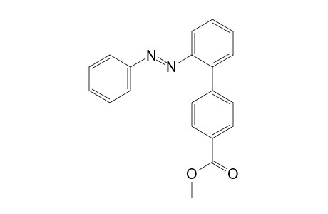 Methyl 2'-[(E)-phenyldiazenyl]biphenyl-4-carboxylate