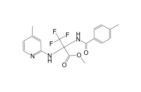 alanine, 3,3,3-trifluoro-N-(4-methylbenzoyl)-2-[(4-methyl-2-pyridinyl)amino]-, methyl ester