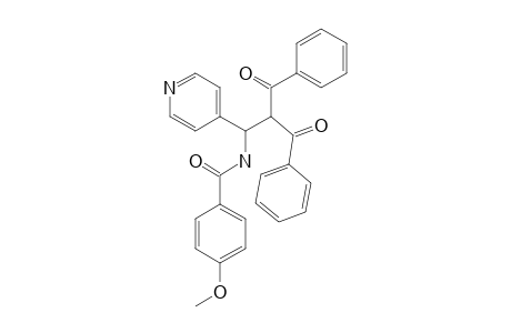 1,1-DIBENZOYL-2-(4-PYRIDYL)-2-4-METHOXYBENZOYLAMINO)-ETHANE