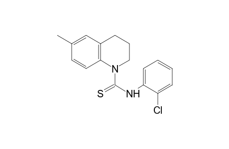 2-chloro-3,4-dihydro-6-methylthio-1(2H)-quinolinecarboxanilide