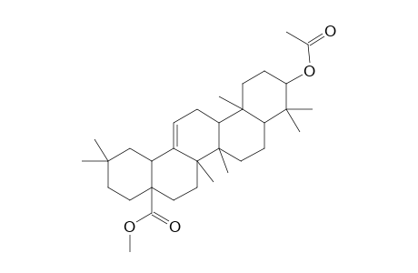 Olean-12-en-28-oic acid, 3-(acetyloxy)-, methyl ester, (3beta)-