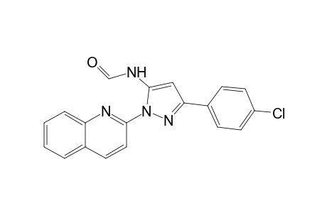 N'-(1-(2-Quinolinyl)-3-(4-chlorophenyl)-1H-pyrazol-5-yl)-formamide