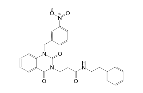 3-(1-(3-nitrobenzyl)-2,4-dioxo-1,4-dihydro-3(2H)-quinazolinyl)-N-(2-phenylethyl)propanamide