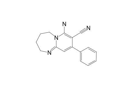 7-AMINO-8-CYANO-9-PHENYL-2,3,4,5-TETRAHYDROPYRIDO-[1,2-A]-[1,3]-DIAZEPINE