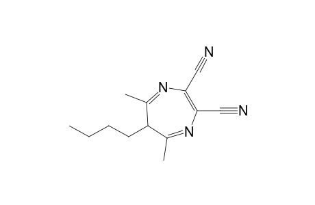 2,3-Dicyano-6-butyl-5,7-dimethyl-6H-1,4-diazepine