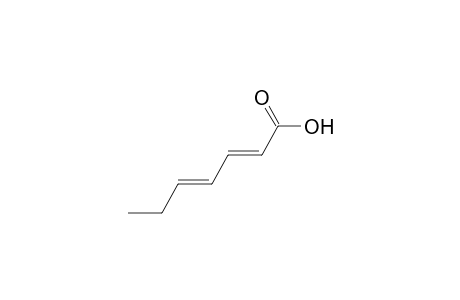 trans,trans-2,4-heptadienoic acid