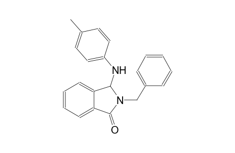 1H-isoindol-1-one, 2,3-dihydro-3-[(4-methylphenyl)amino]-2-(phenylmethyl)-