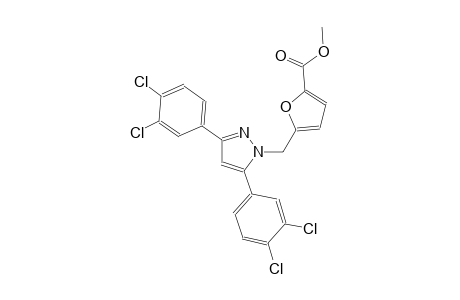 methyl 5-{[3,5-bis(3,4-dichlorophenyl)-1H-pyrazol-1-yl]methyl}-2-furoate