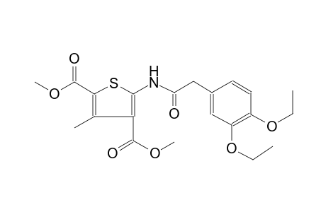 5-[[2-(3,4-diethoxyphenyl)-1-oxoethyl]amino]-3-methylthiophene-2,4-dicarboxylic acid dimethyl ester