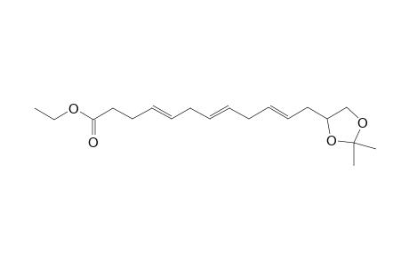 Ethyl 13,14-O-Isopropylidenetetradeca-4,7,10-trienoate