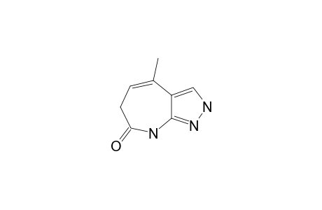 2H,6H-4-METHYLPYRAZOLO-[3,4-B]-AZEPIN-7-ONE