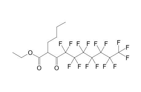 Ethyl 2-butyl-3-oxo-3-pentadecylfluoroheptylpropanoate