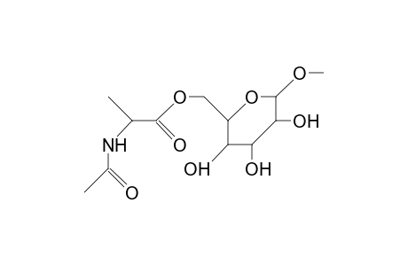 Methyl (N-acetyl-D-alanyl).beta.-D-galactopyranoside