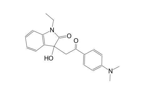 2H-indol-2-one, 3-[2-[4-(dimethylamino)phenyl]-2-oxoethyl]-1-ethyl-1,3-dihydro-3-hydroxy-