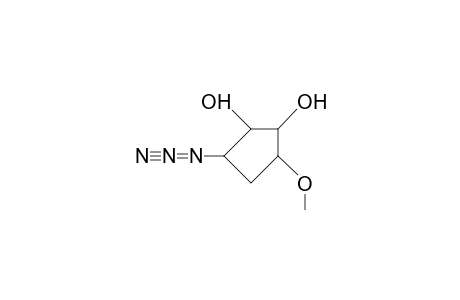(1RS, 2Sr,3RS,5RS)-3-azido-5-methoxy-cyclopentane-1,2-diol