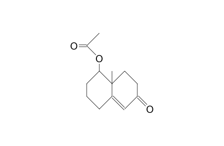 8a-Methyl-6-oxo-octahydro-1-naphthyl acetate