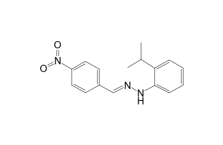 Benzaldehyde, 4-nitro-, (2-isopropylphenyl)hydrazone