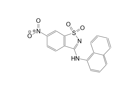 1,2-benzisothiazol-3-amine, N-(1-naphthalenyl)-6-nitro-, 1,1-dioxide