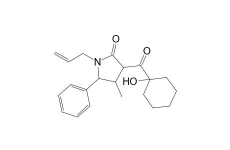 1-Allyl-3-[(1'-hydroxycyclohexyl)carbonyl]-4-methyl-5-phenylpyrrolidin-2-one