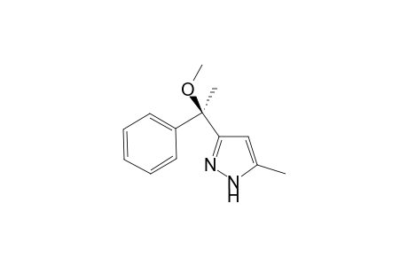 (R)-3(5)-(1-Methoxy-1-phenylethyl)-5(3)-methyl-1H-pyrazole
