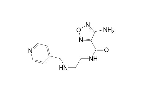 1,2,5-Oxadiazole-3-carboxamide, 4-amino-N-[2-[(4-pyridinylmethyl)amino]ethyl]-